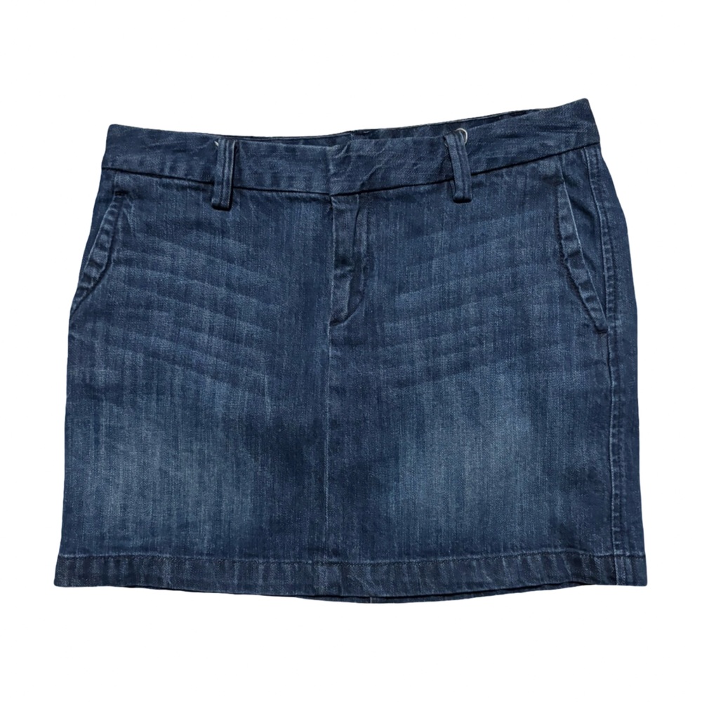 GAP Dark Indigo Denim Preppy Classy Mini Skirt Size 4